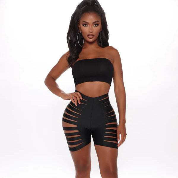 Cut-Out Strap Two-Piece Set