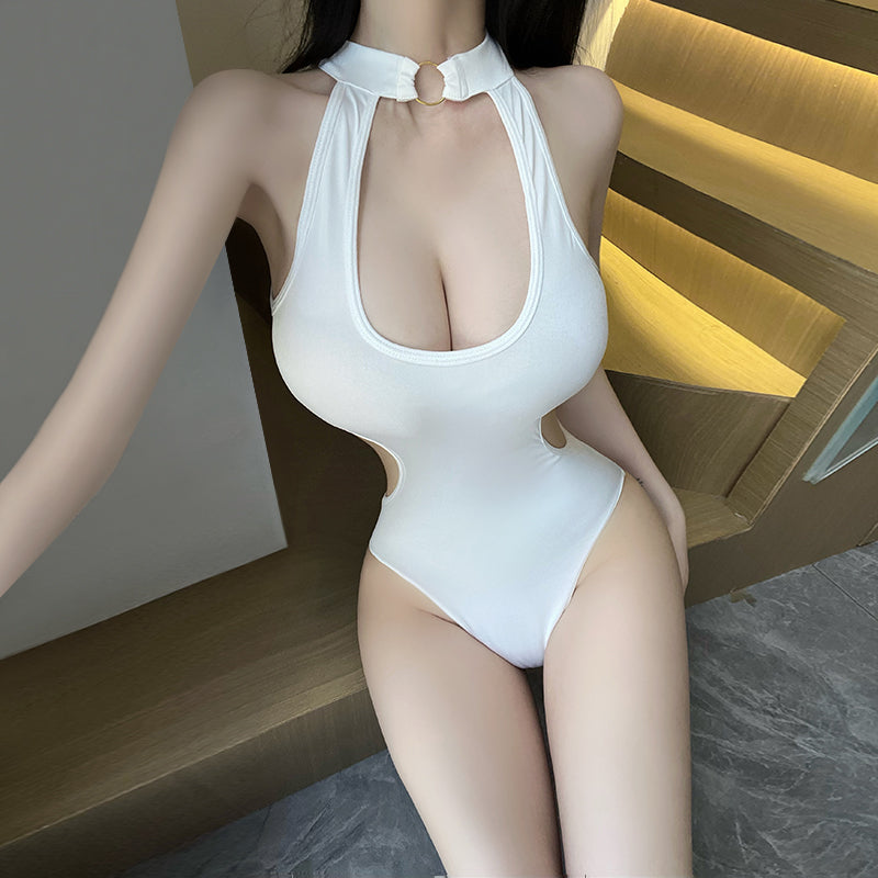Sexy open crotch bodysuit