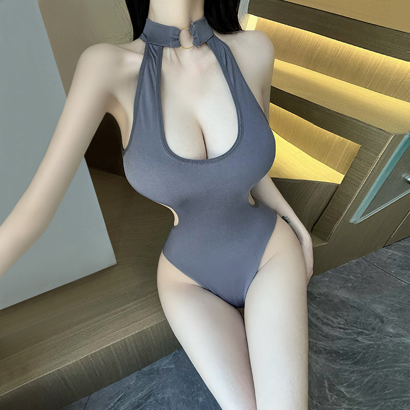 Sexy open crotch bodysuit