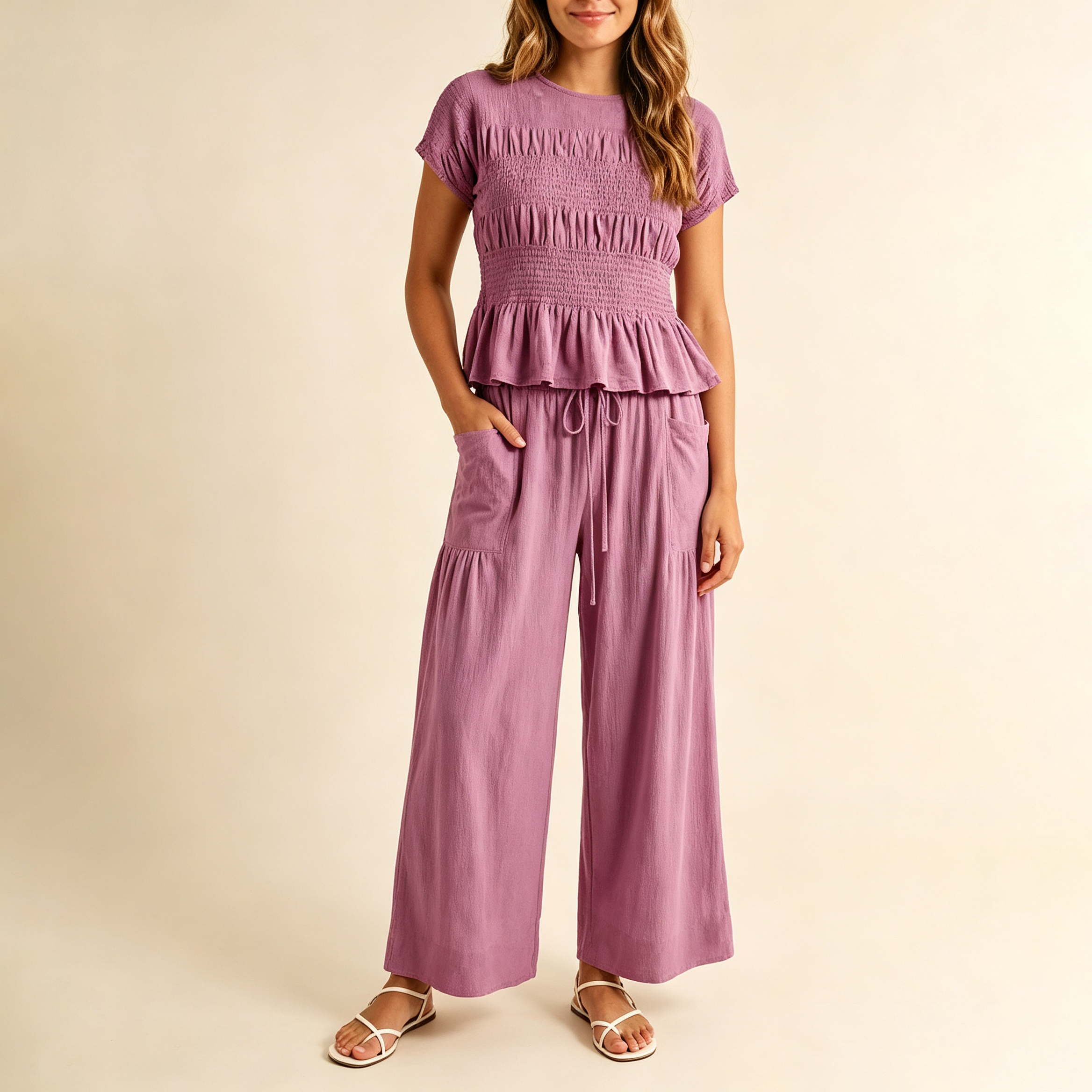 Luna Relaxed Wide Leg Set