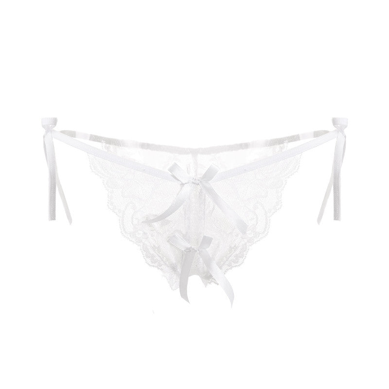T-back low waist lace-up T-pants