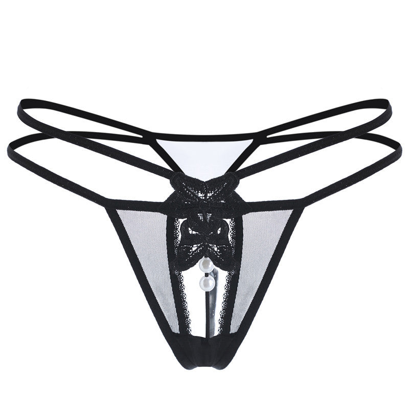 Pearl massage panties split temptation