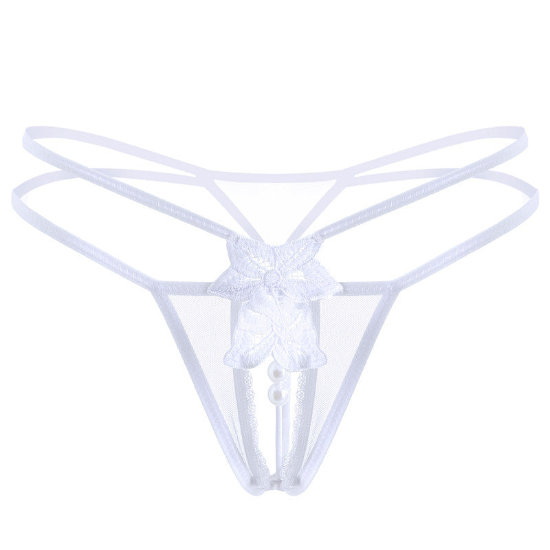 Pearl massage panties split temptation