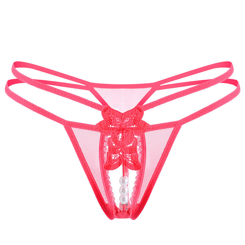 Pearl massage panties split temptation