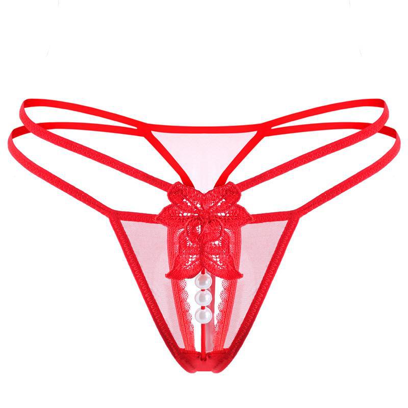 Pearl massage panties split temptation
