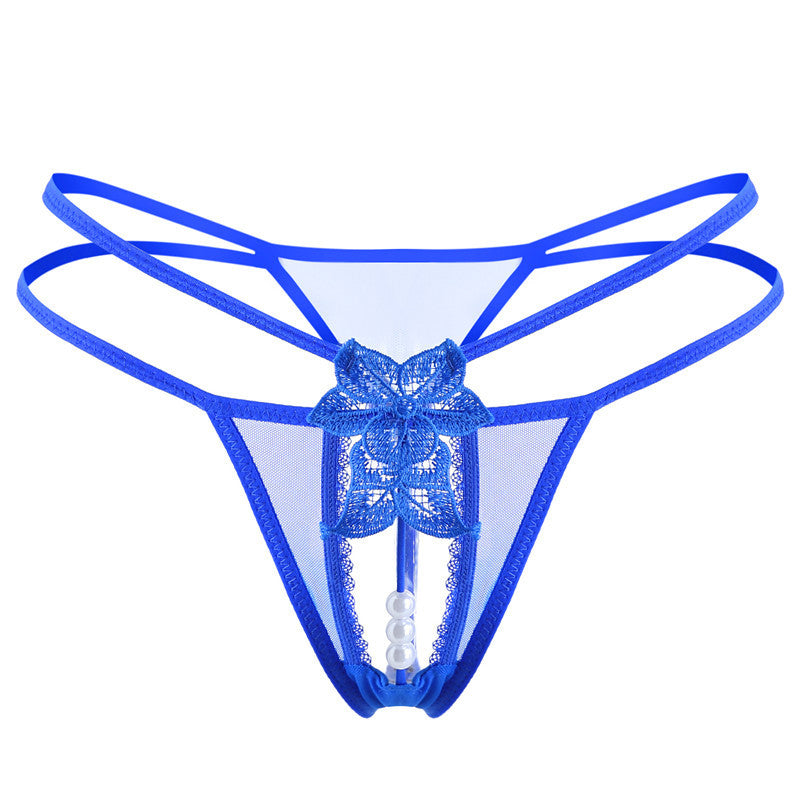 Pearl massage panties split temptation