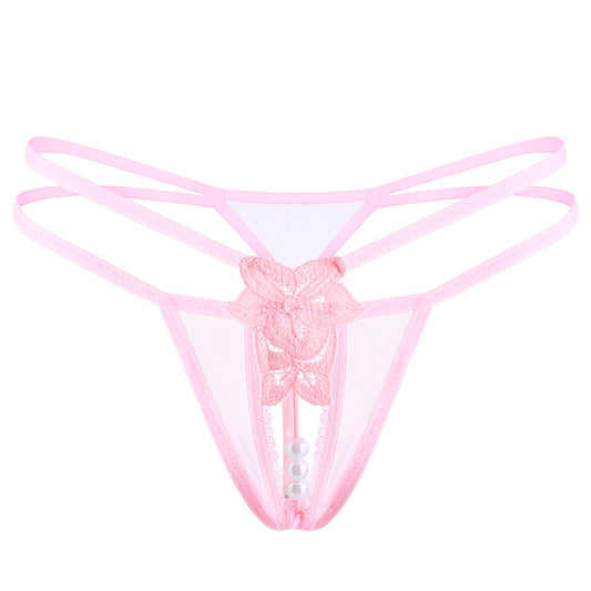 Pearl massage panties split temptation