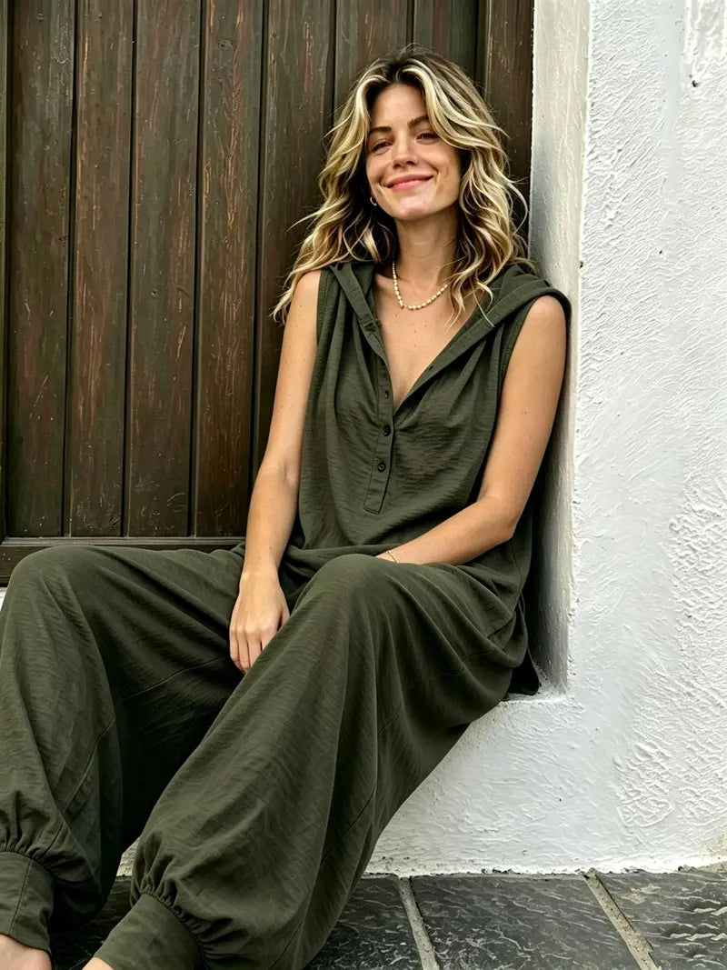 LunaFlow™ Relaxed Wide Leg Jumpsuit