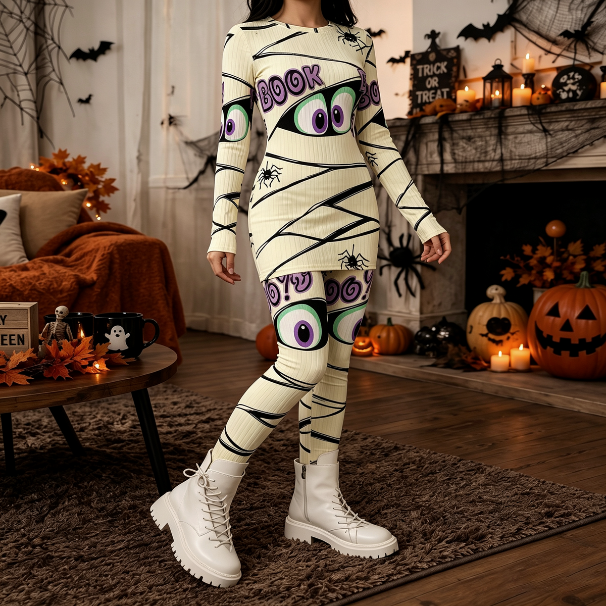 Luna Boo Mummy Halloween Set