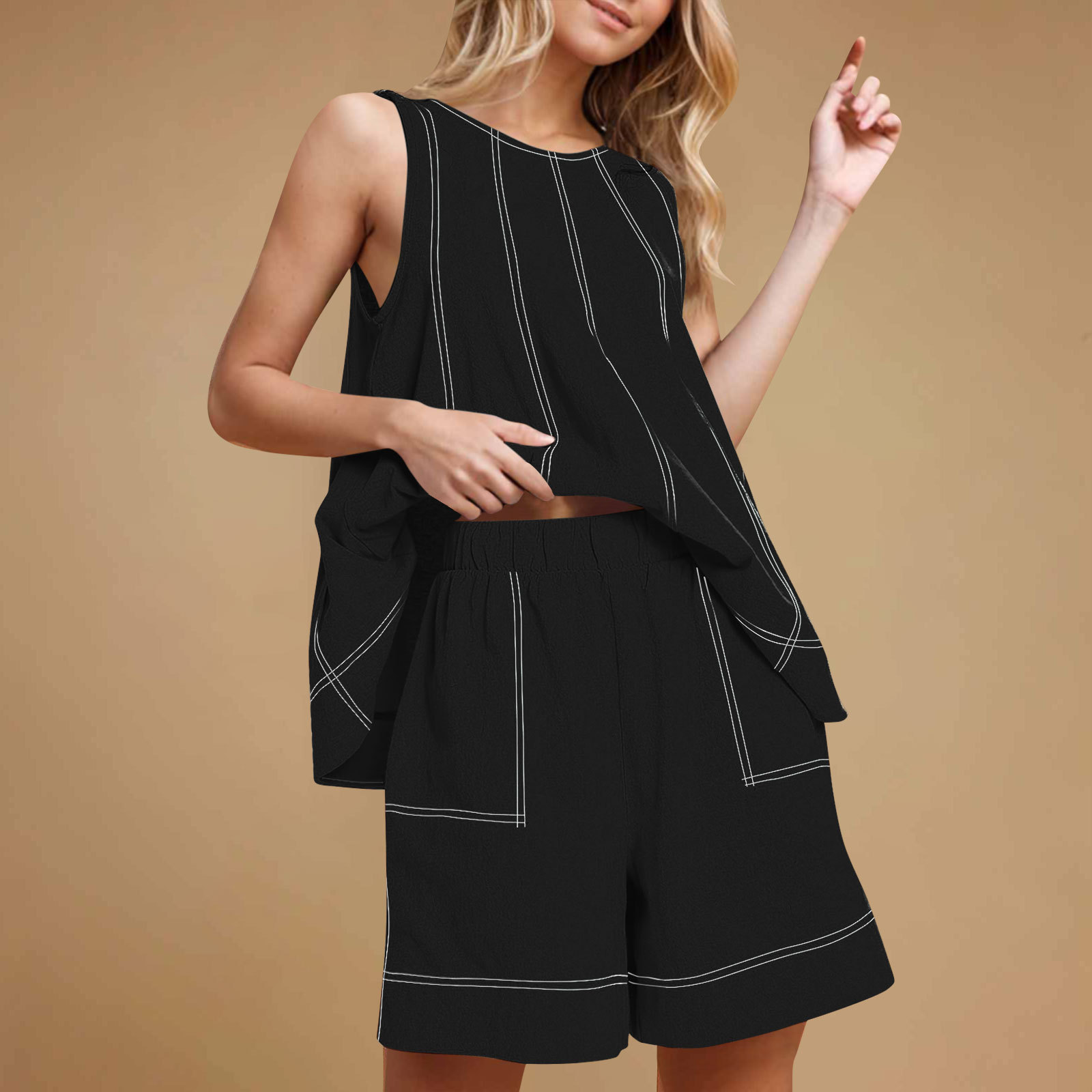 LunaEase™ Sleeveless Romper