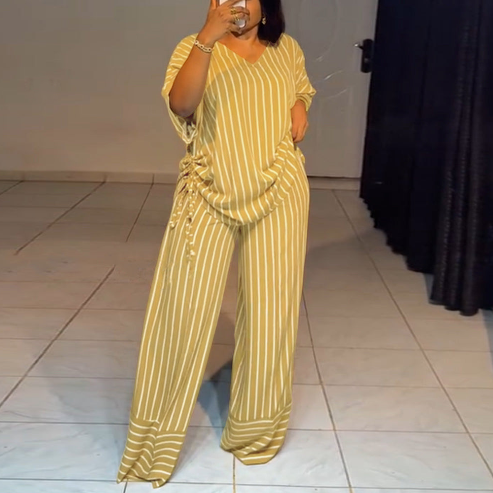 Luna Stripe Lounge Set