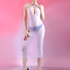 Cross stockings long skirt