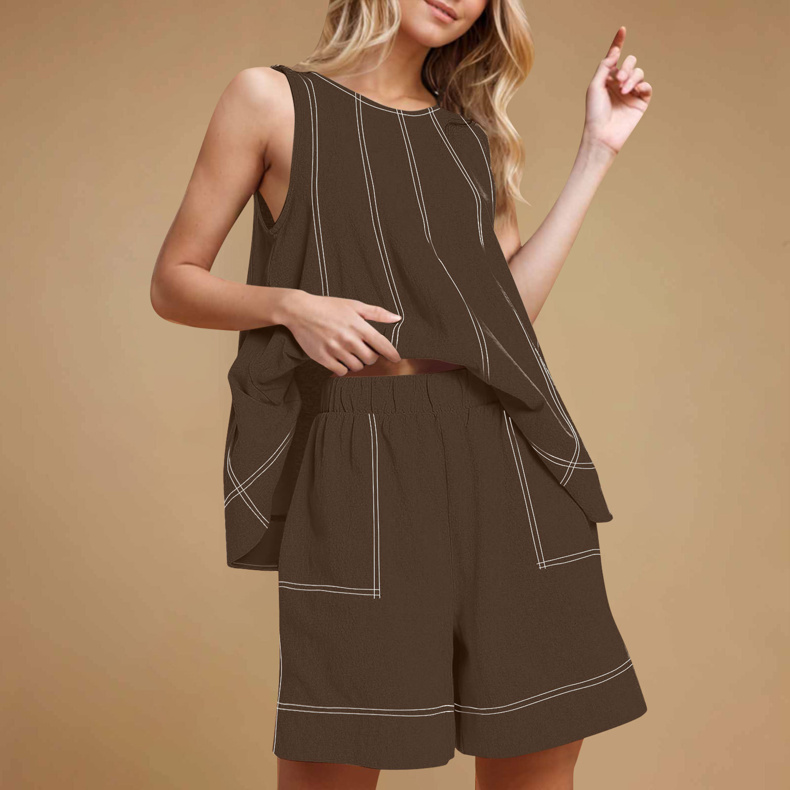 LunaEase™ Sleeveless Romper