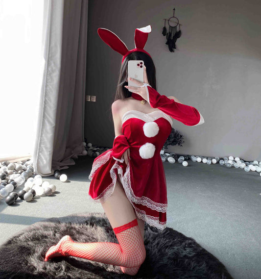 Bunny girl cos uniform dress