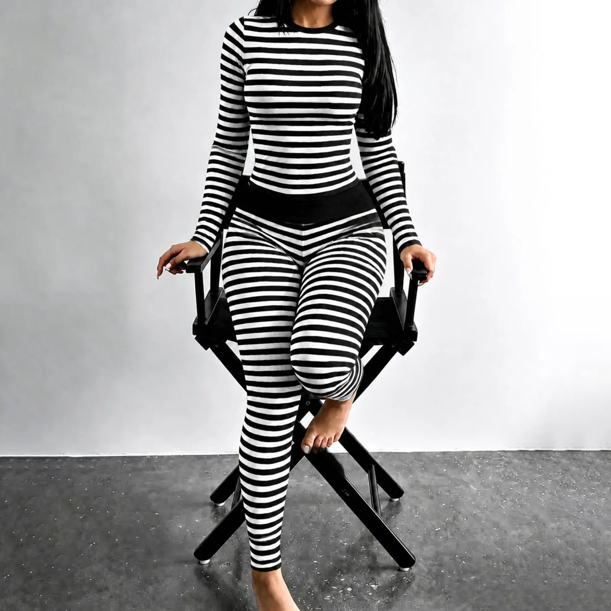 Sofia Striped Fit Set