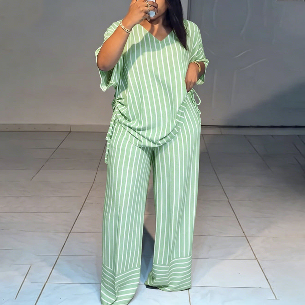 Luna Stripe Lounge Set