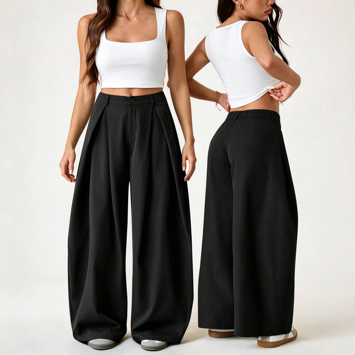 Avery Wide Leg Tailored Pants ⭐