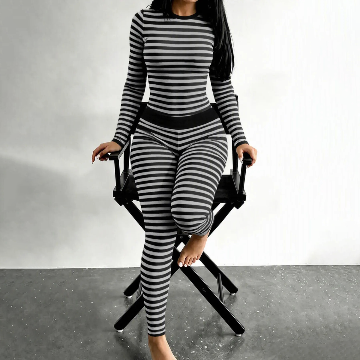 Sofia Striped Fit Set