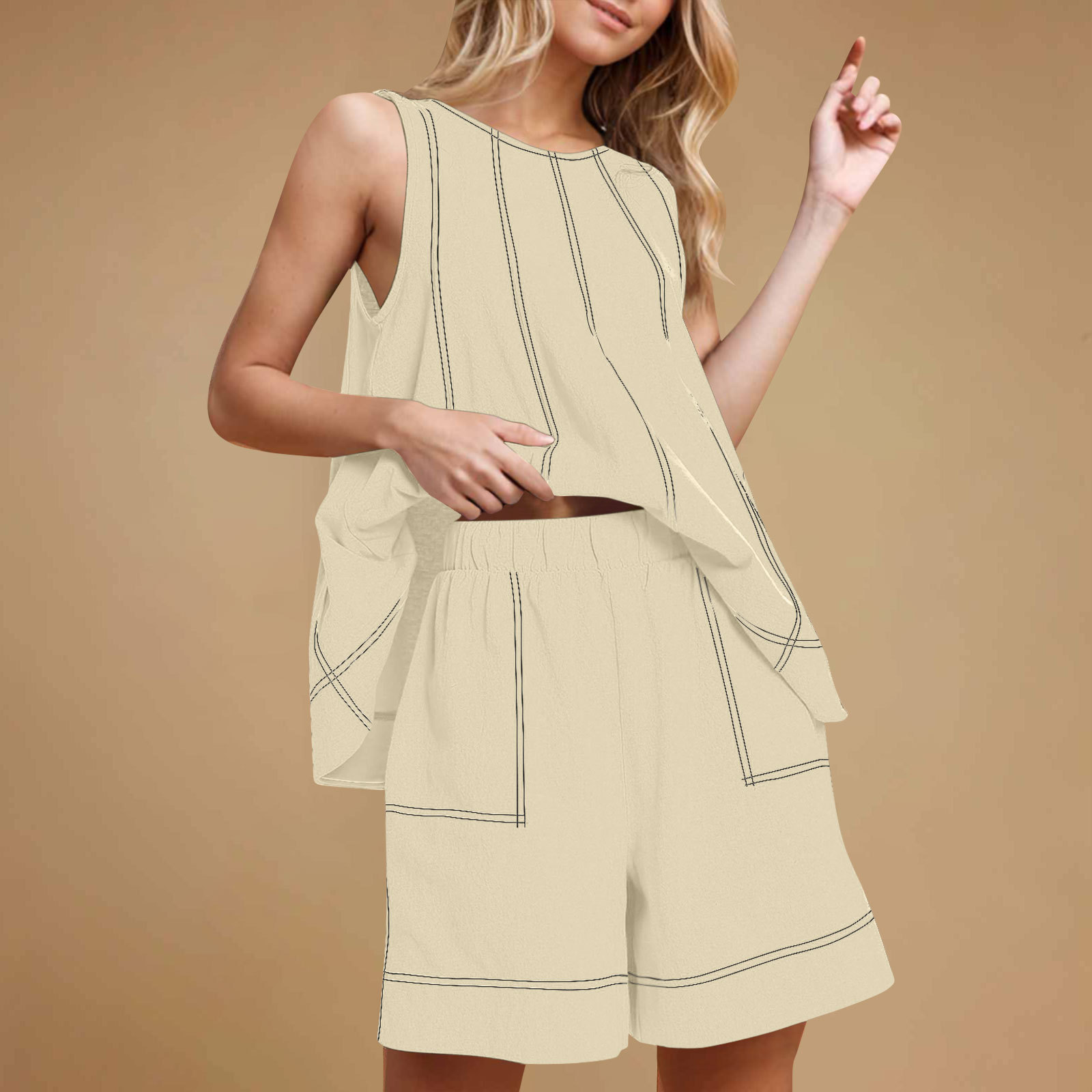 LunaEase™ Sleeveless Romper