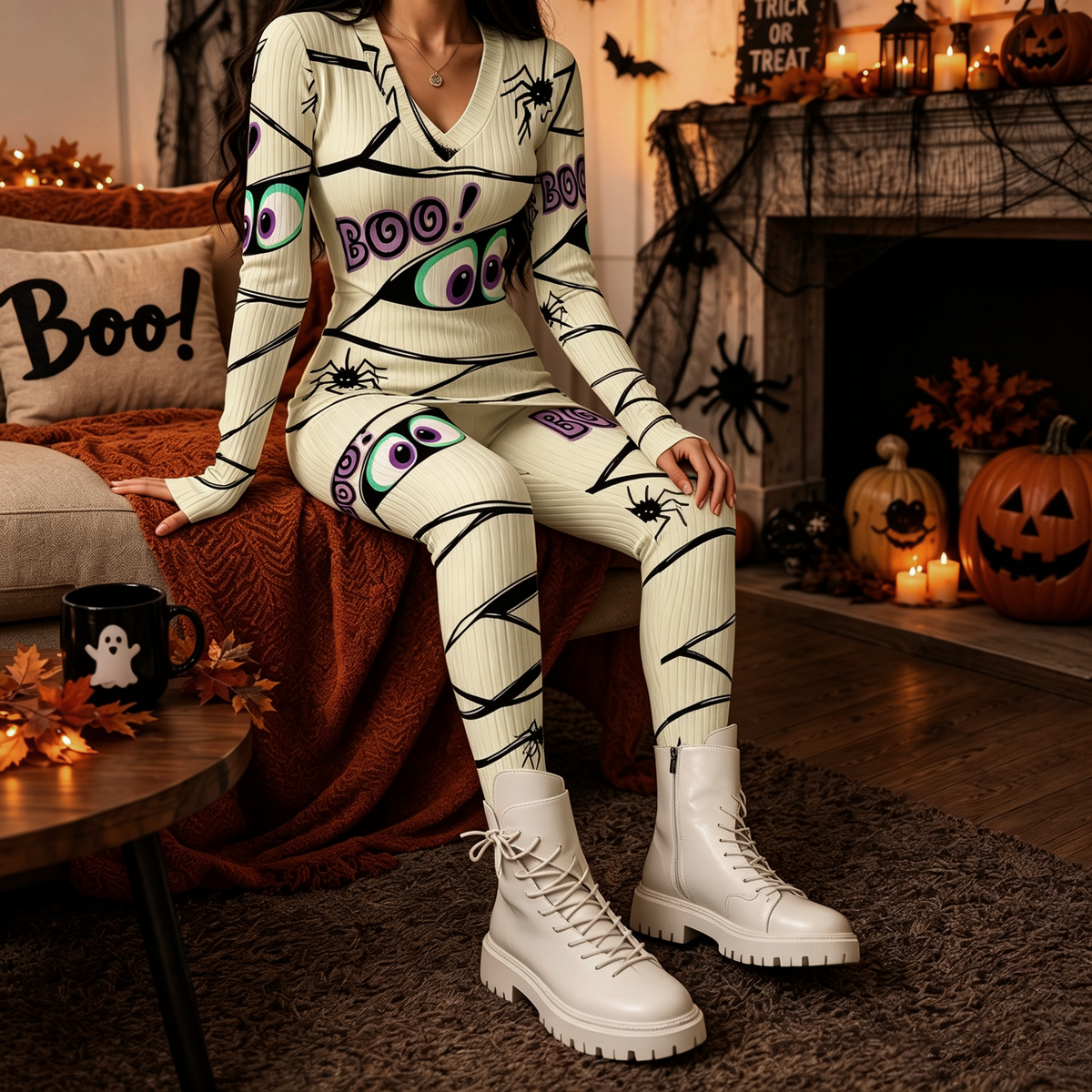 Luna Boo Mummy Halloween Set