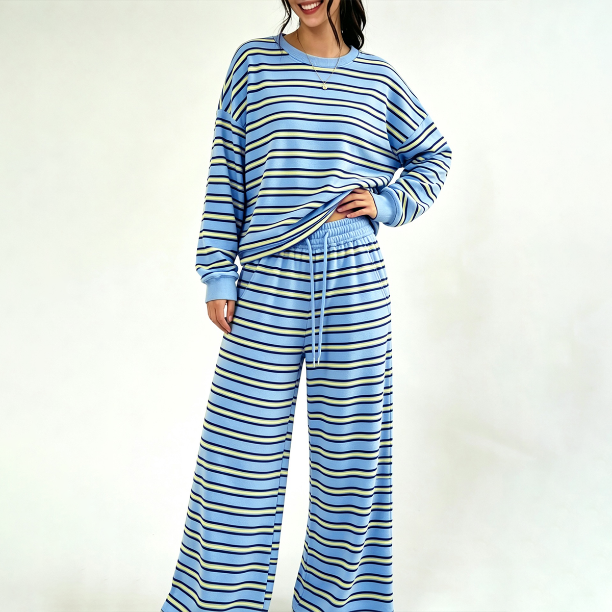 Riley Striped Relaxed Fit Set