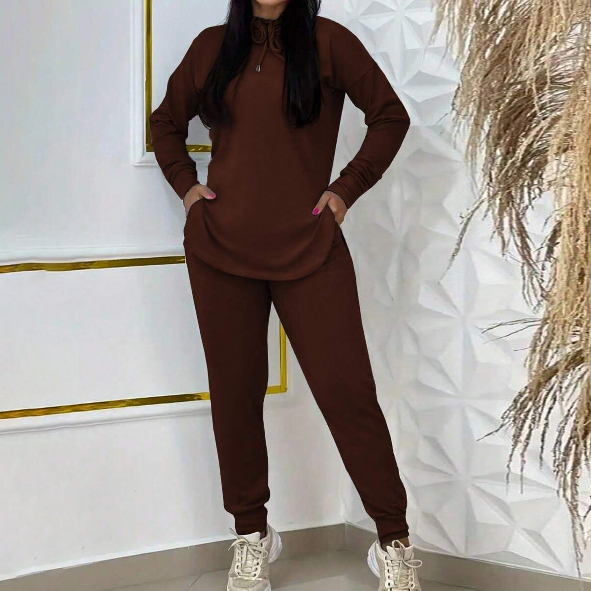 Relaxed Fit Hoodie & Jogger Set