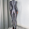 Hestia Ash Glossy Catsuit