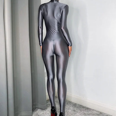 Hestia Ash Glossy Catsuit