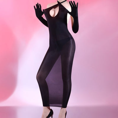 Cross stockings long skirt
