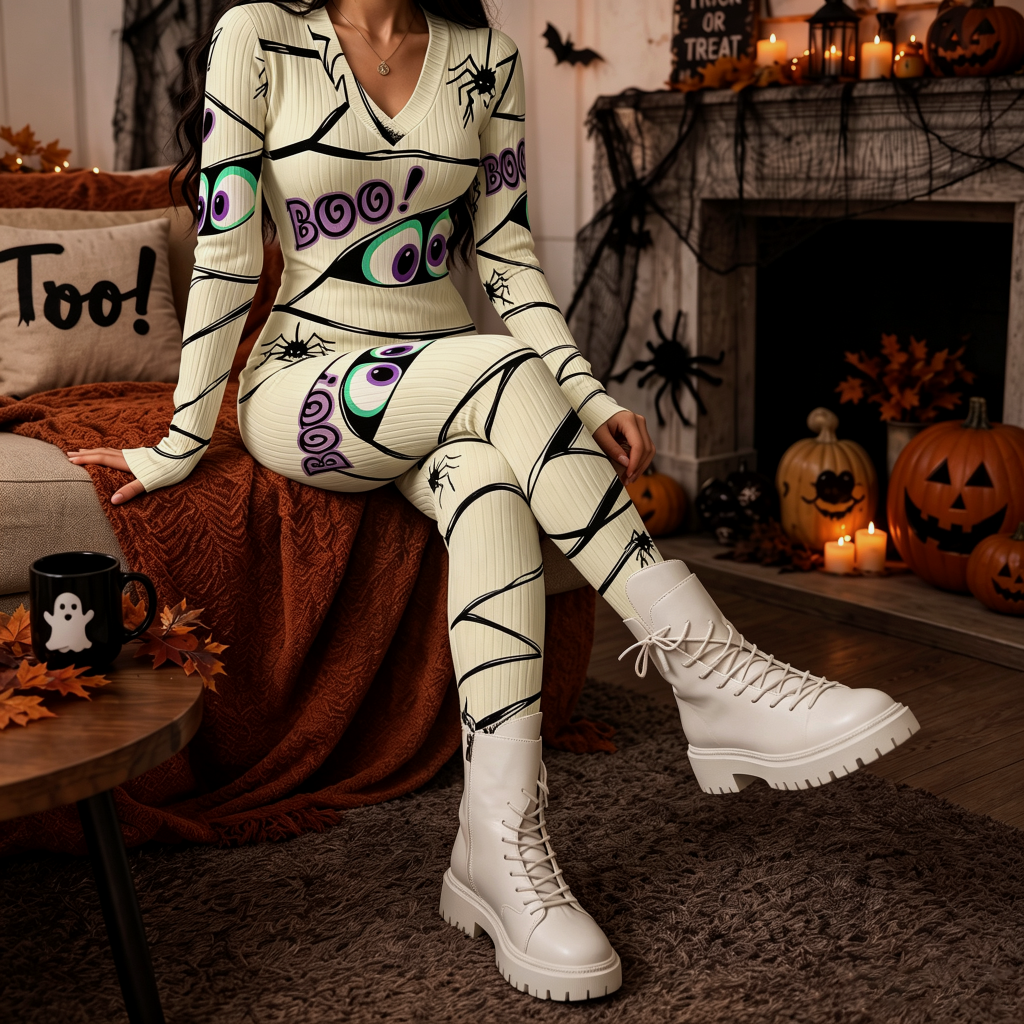 Luna Boo Mummy Halloween Set