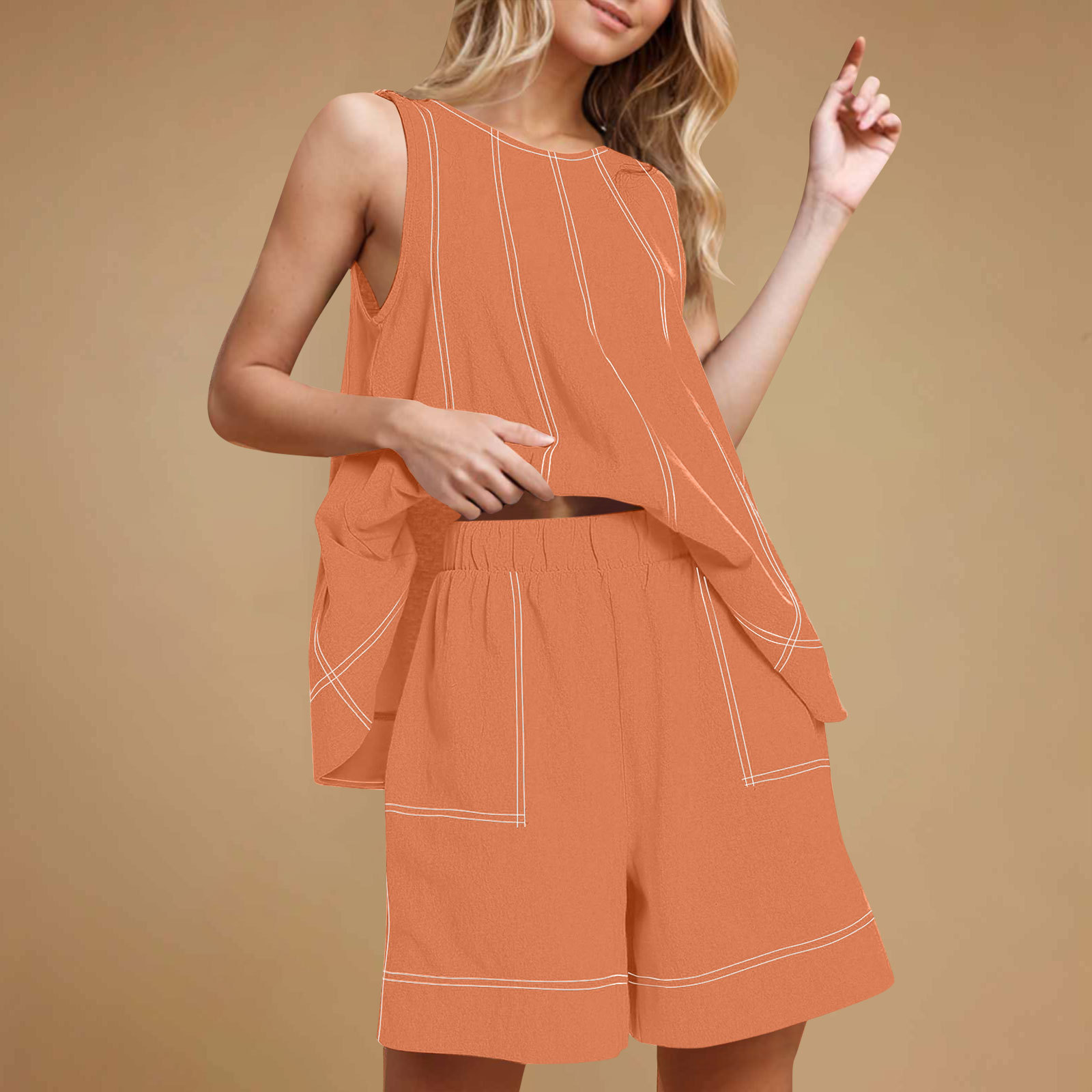 LunaEase™ Sleeveless Romper