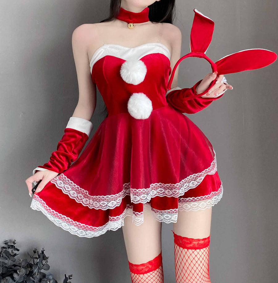 Bunny girl cos uniform dress