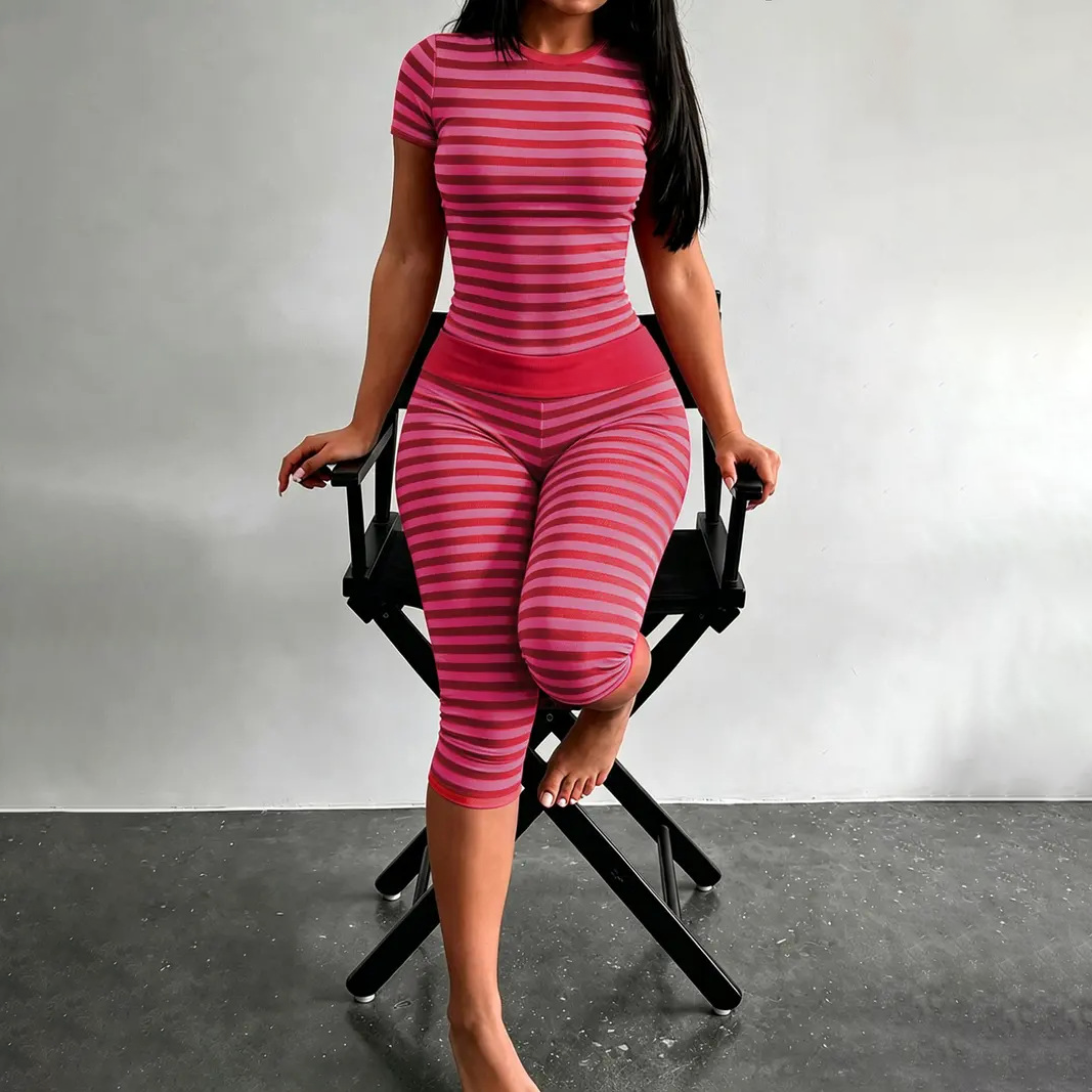 Sofia Striped Fit Set