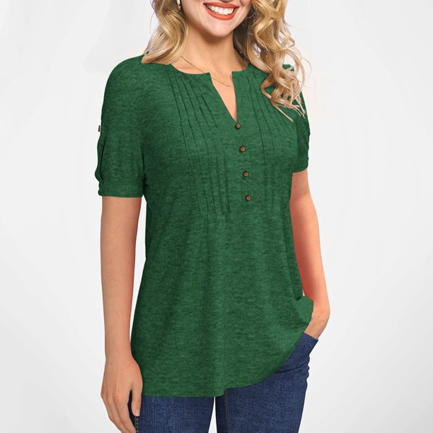 LunaSoft™ V-Neck Knit Top