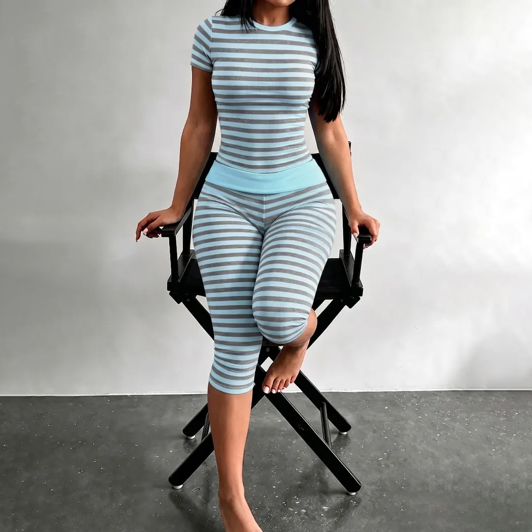 Sofia Striped Fit Set