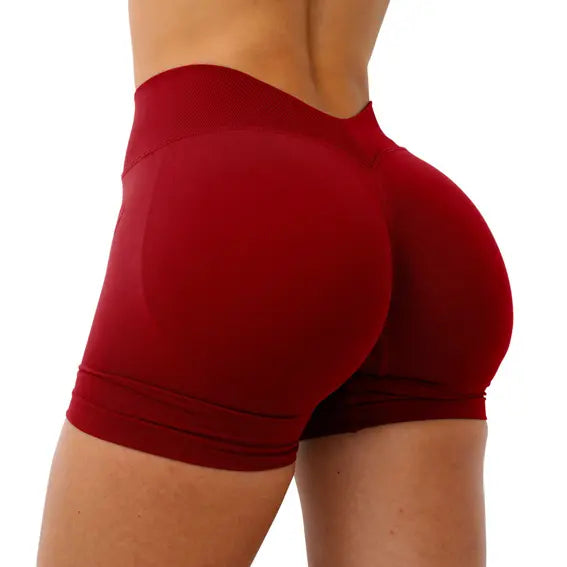 V-Back Ruched Shorts