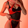 LARA'S GOTHIC LEATHER HARNESS SET