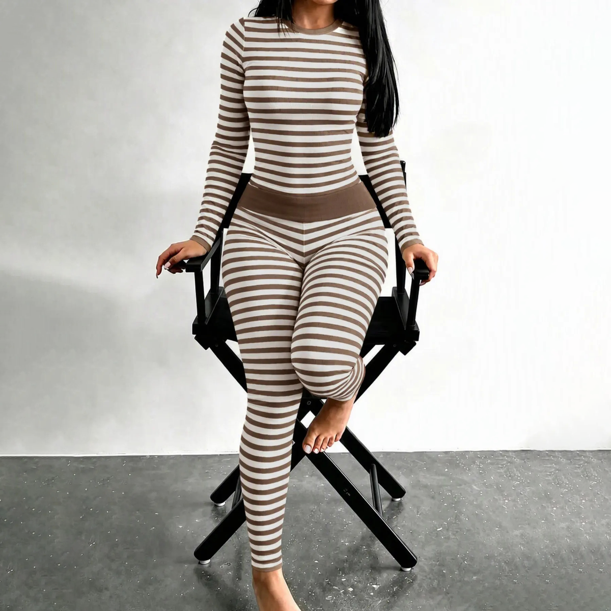 Sofia Striped Fit Set