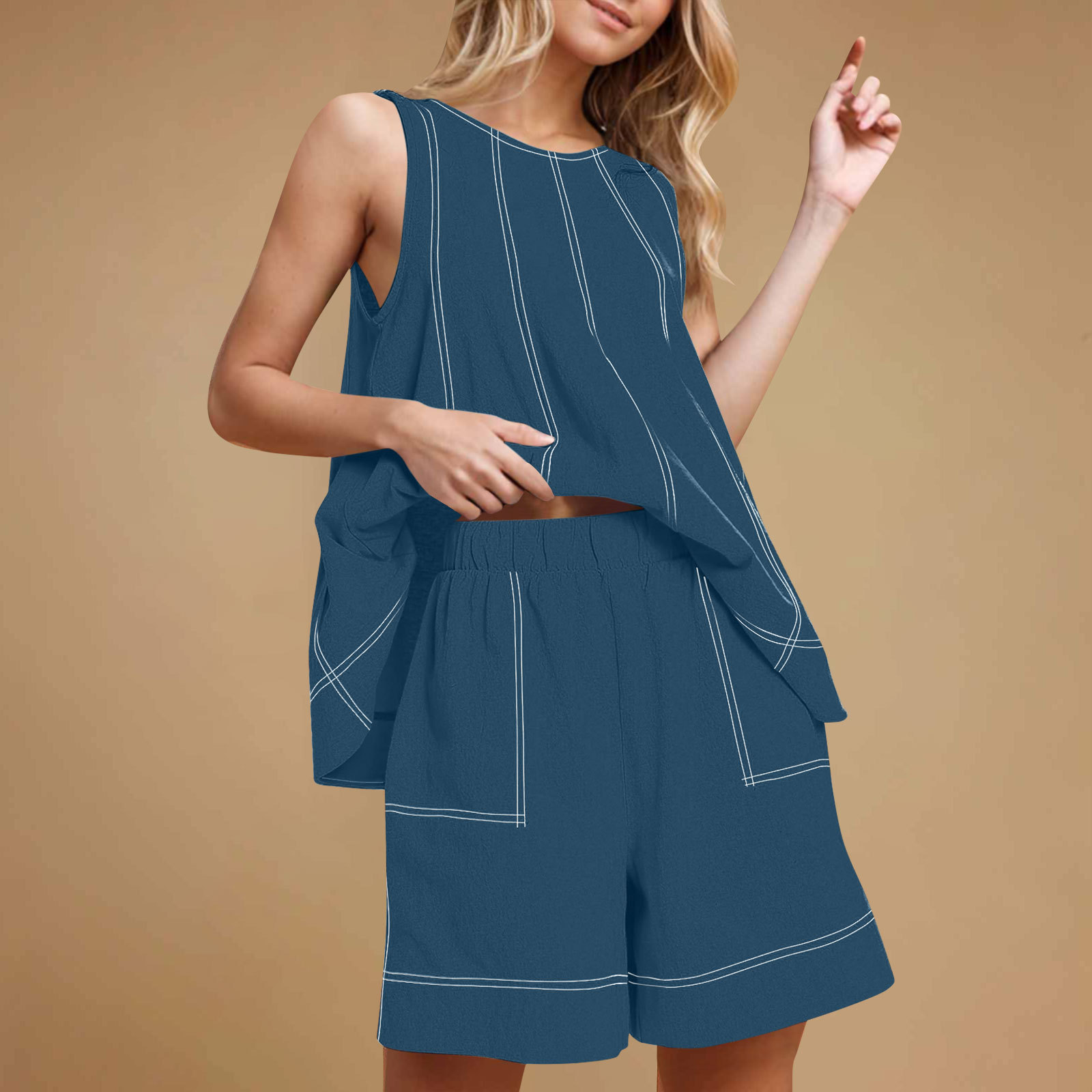 LunaEase™ Sleeveless Romper