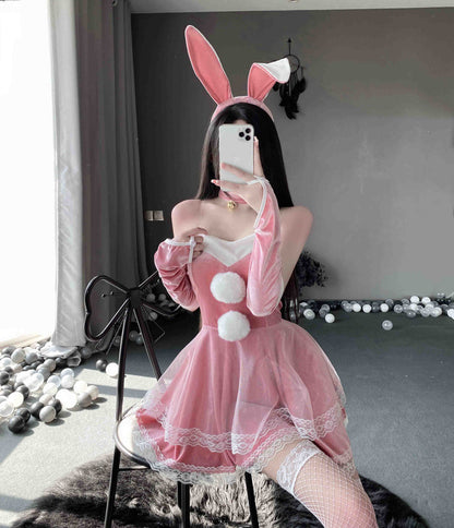 Bunny girl cos uniform dress