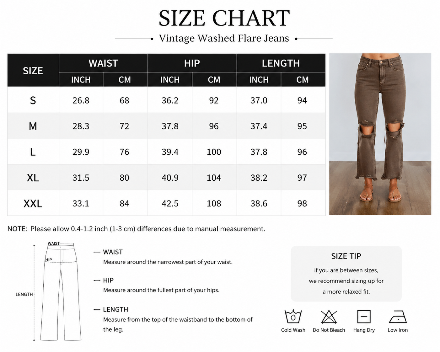 Luna™ Vintage Flare Denim Jeans