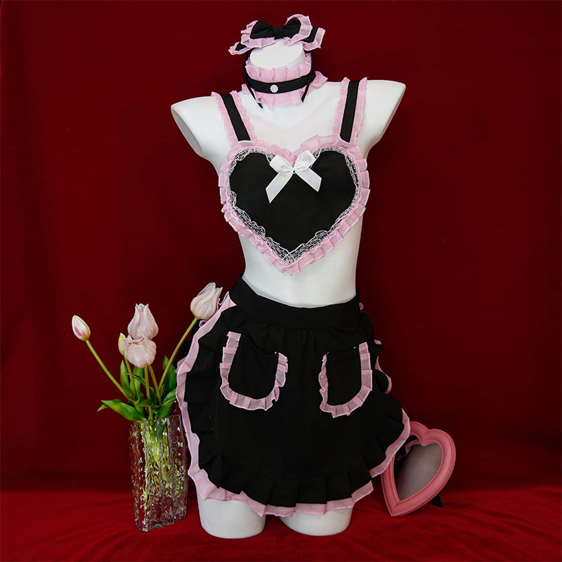 Sexy love maid uniform