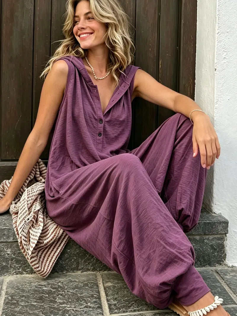 LunaFlow™ Relaxed Wide Leg Jumpsuit