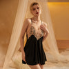 Light luxury French lace nightdress