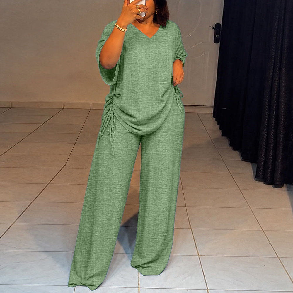 Luna Stripe Lounge Set