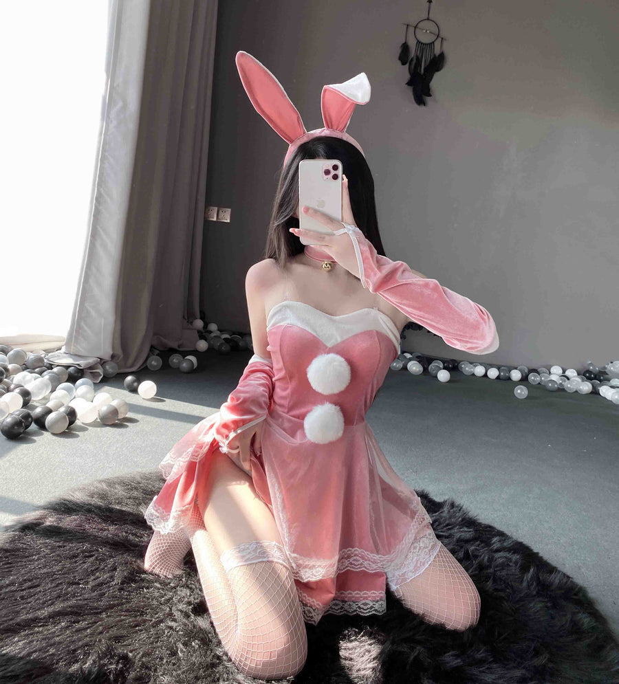 Bunny girl cos uniform dress