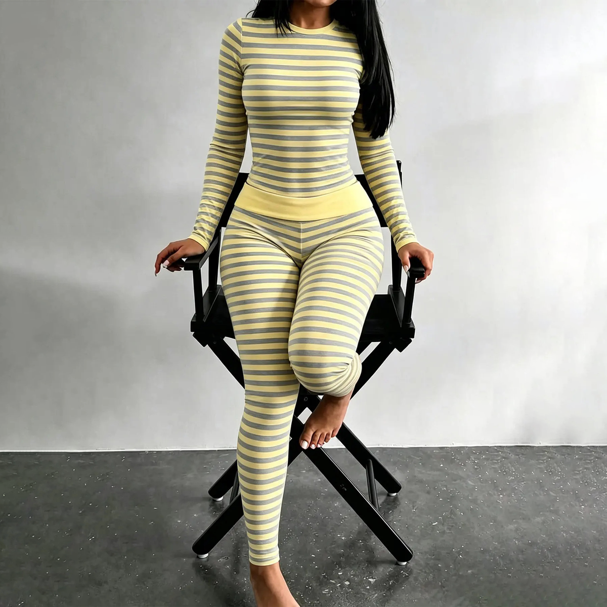 Sofia Striped Fit Set