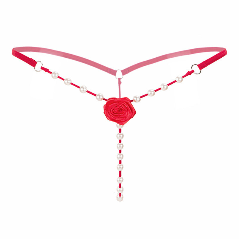 Transparent Temptation Rose T-Back Panties