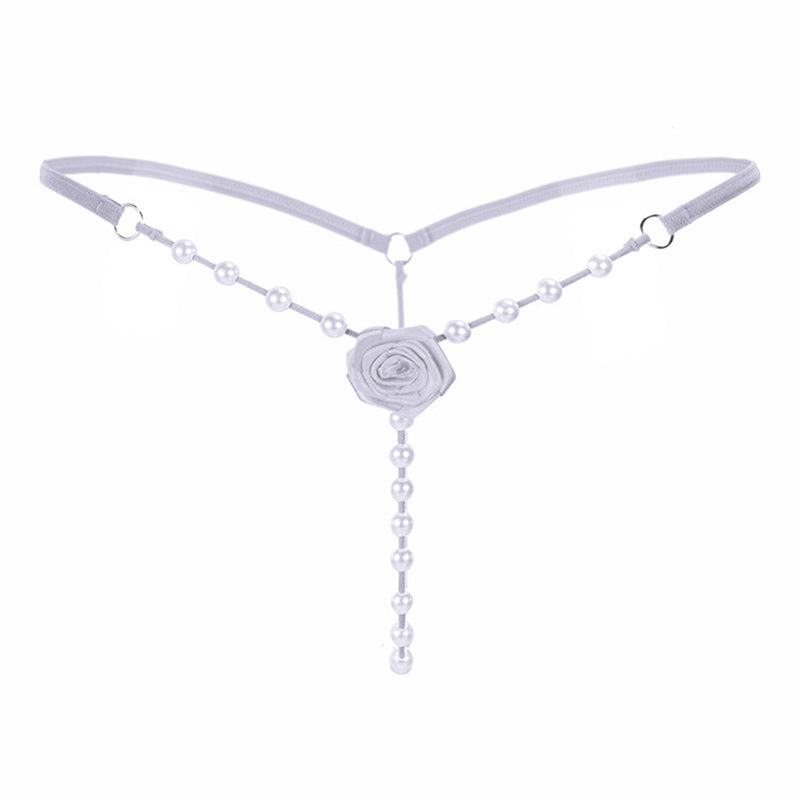 Transparent Temptation Rose T-Back Panties