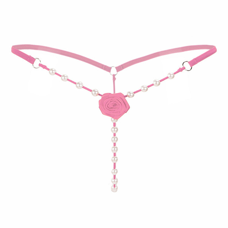 Transparent Temptation Rose T-Back Panties